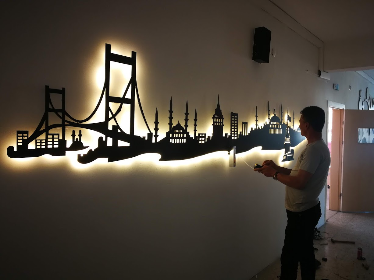 Işıklı kutu harf LED uygulaması | Ankara Reklamcı tabela